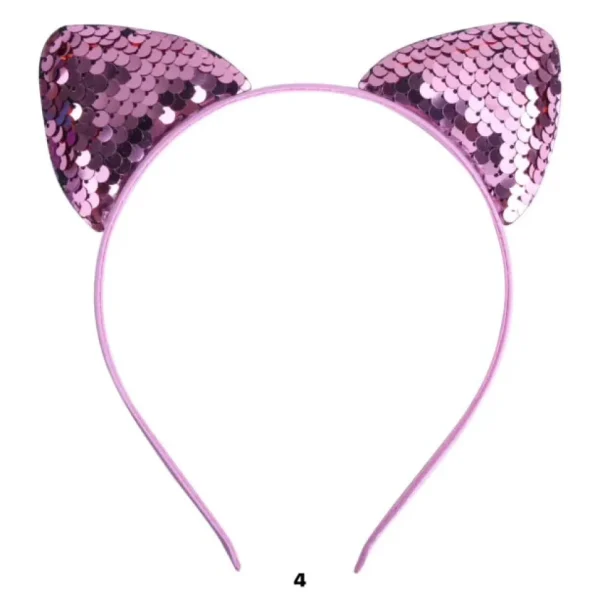Sequin Cat Ear Headband - Several Colors