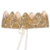 Sequin Gold Crown