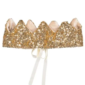 Sequin Gold Crown