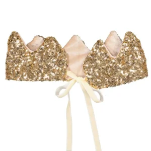 Sequin Gold Crown