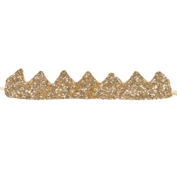Sequin Gold Crown