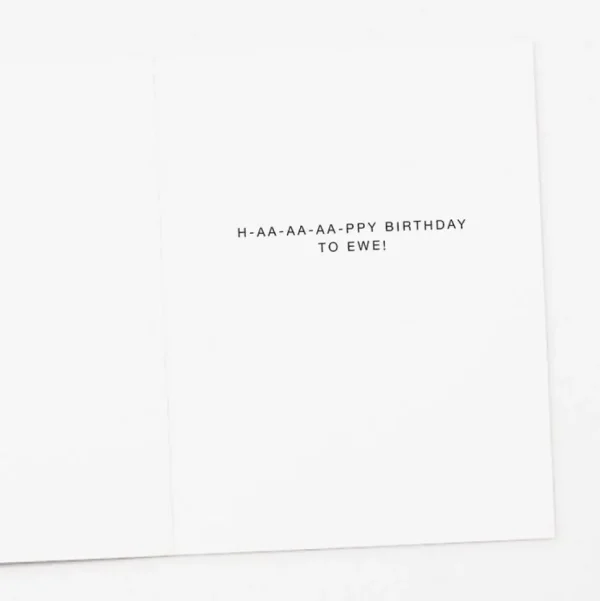 Sheep Birthday Card