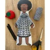 Shirley Chisholm DIY Doll Fabric