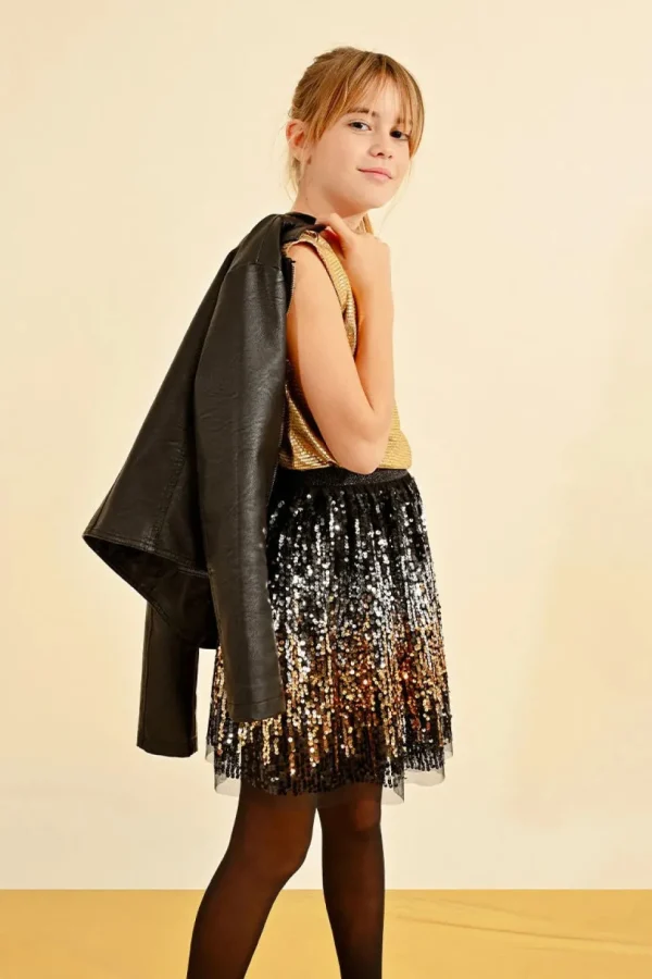Short Sequin Skirt