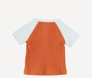 Short Sleeve Baseball Henley Tee
