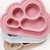 Silicone Cloud Suction Plate - Three Colors