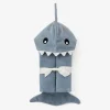 Slate Baby Shark Hooded Bath Wrap