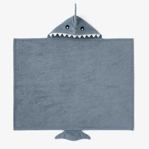 Slate Baby Shark Hooded Bath Wrap
