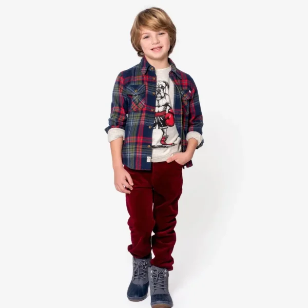 Slim Cords - Brick Red