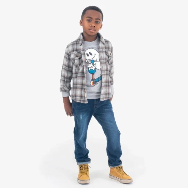 Slim Leg Denim - Medium Wash