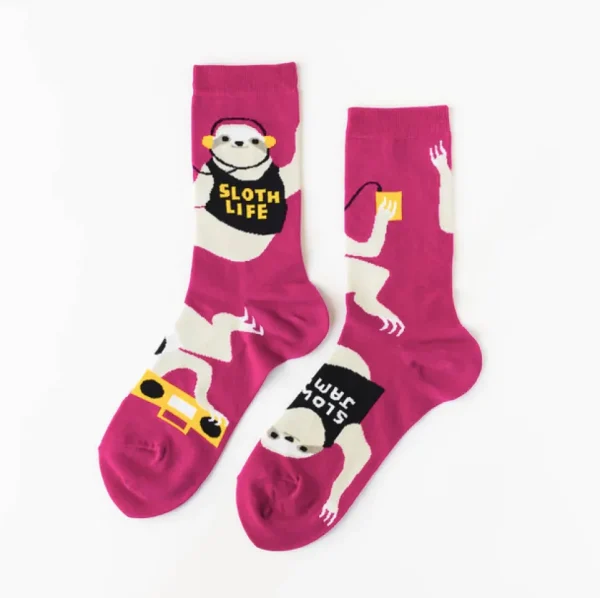 Sloth Life Crew Socks - Women's