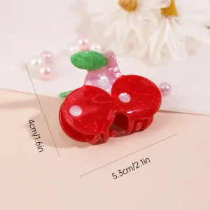 Small Cherry Hair Claw