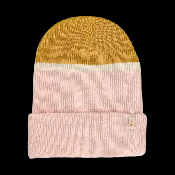 Smell The Flowers Beanie - Pink/Marigold