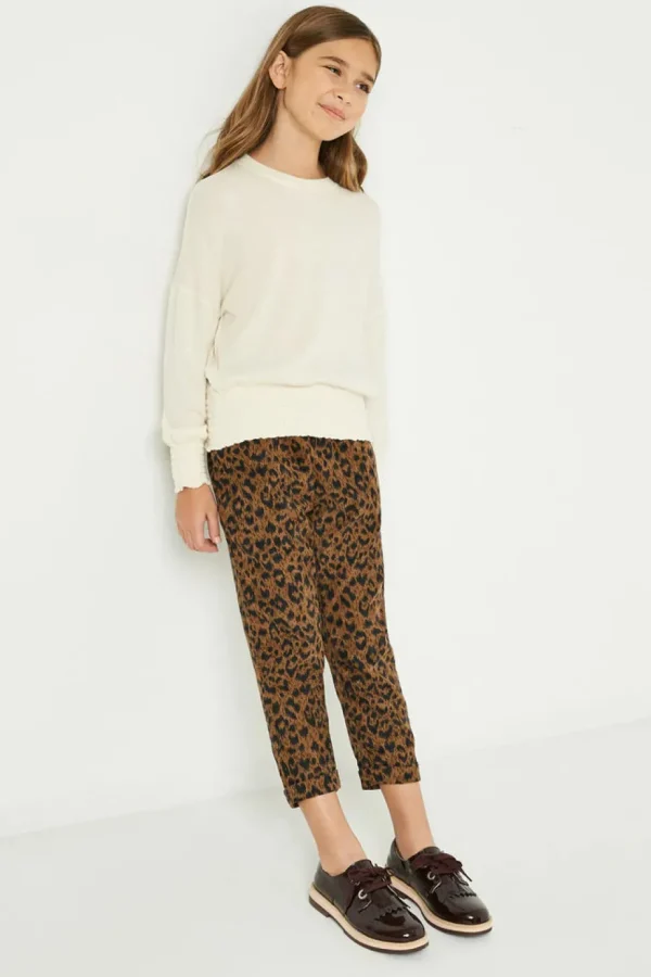 Smocked Detailed Knit Top - Cream