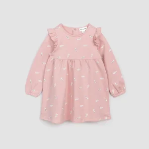 Sneaker Print on Rose Terry Dress