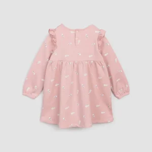 Sneaker Print on Rose Terry Dress