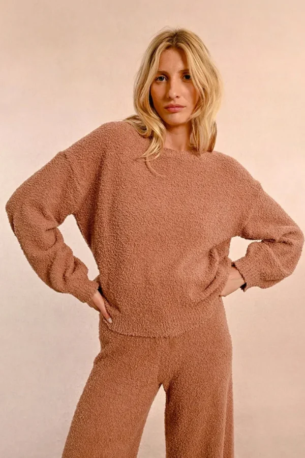 Soft Plush Sweater - Beige