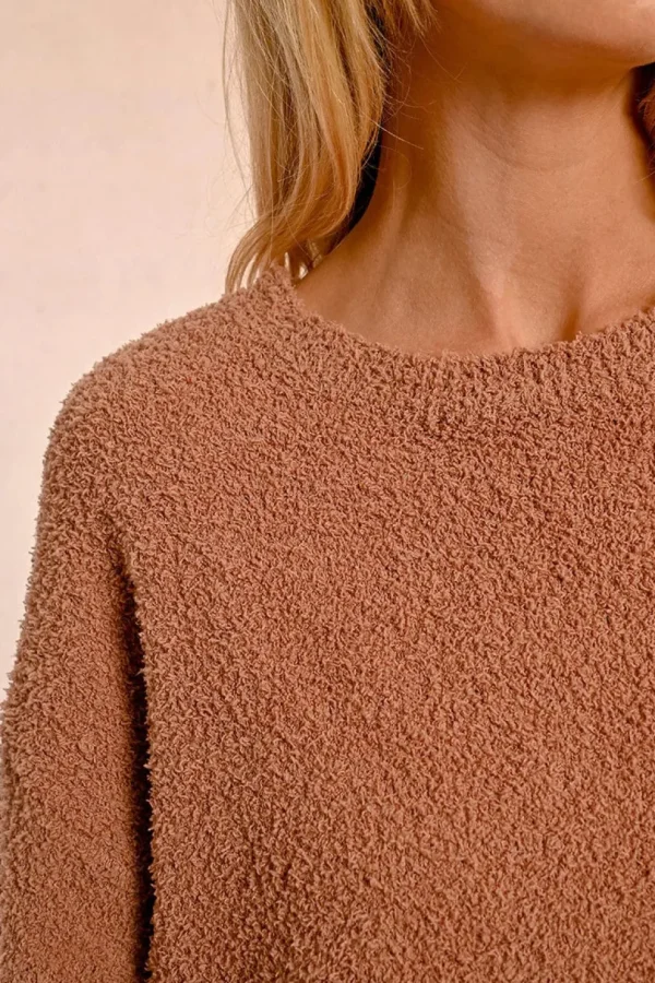 Soft Plush Sweater - Beige