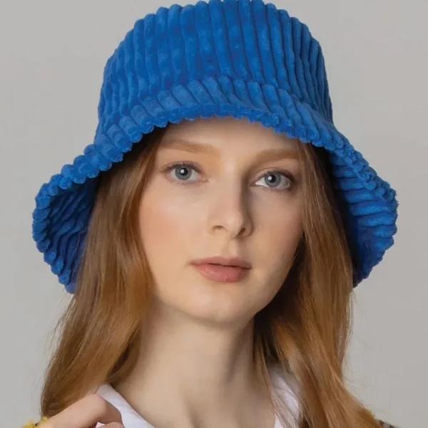 Solid Corduroy Bucket Hat - Several Colors