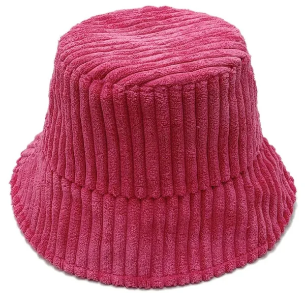 Solid Corduroy Bucket Hat - Several Colors