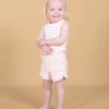 Sorbet Stripe Retro Rib Romper