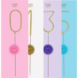 Sparkler Number Candle