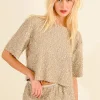 S/S Sequined Top