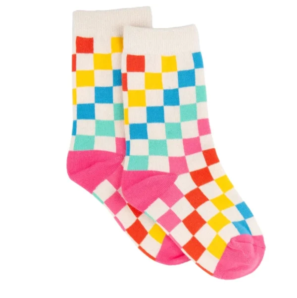 Starburst Checkerboard Socks