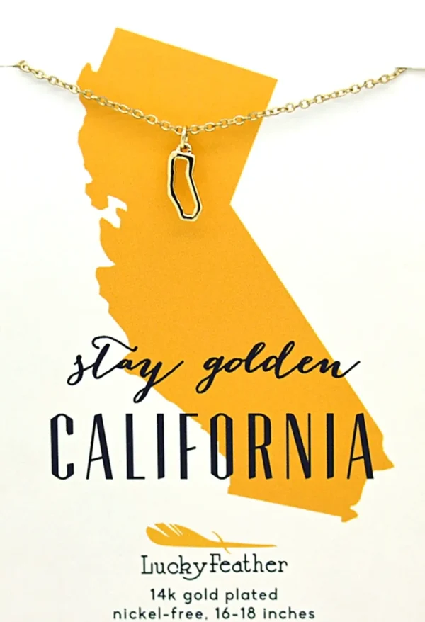 State Necklace - California