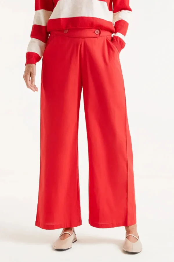 Straight Trouser - Red