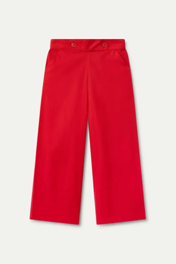Straight Trouser - Red