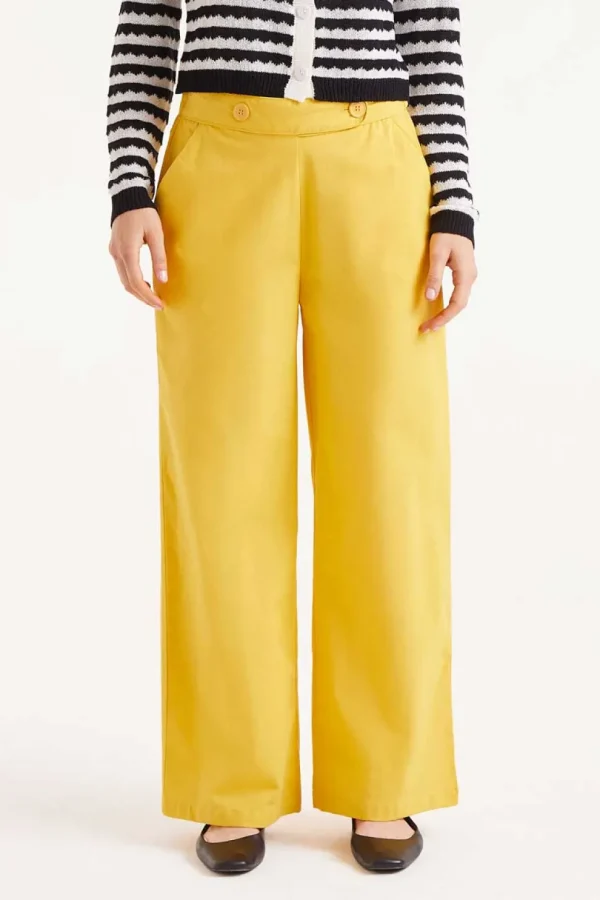 Straight Trouser - Yellow