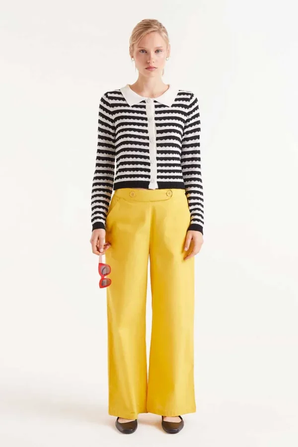 Straight Trouser - Yellow