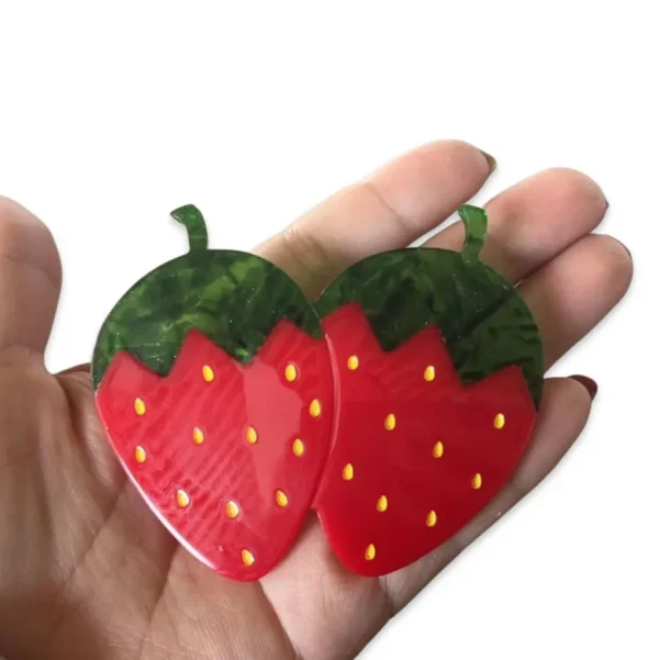 Strawberries French Barrette