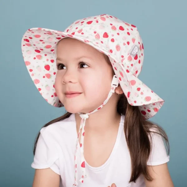Strawberry | Cotton Floppy Sun Hat