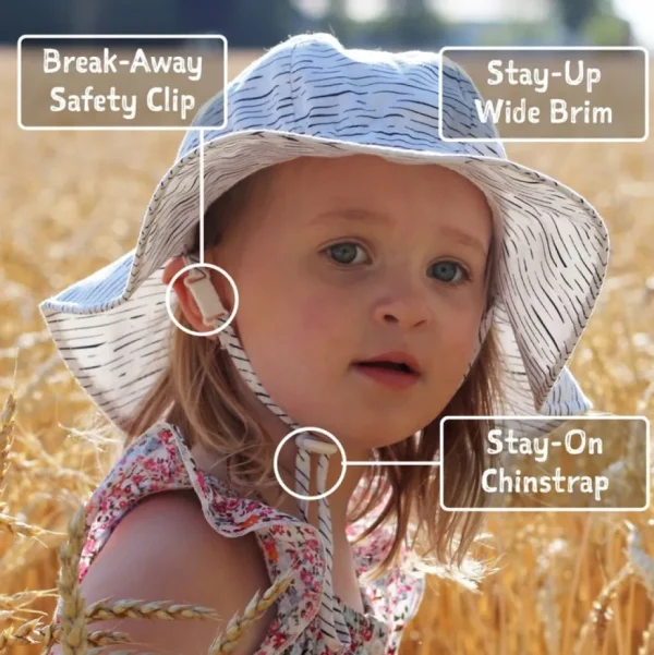 Strawberry | Cotton Floppy Sun Hat