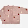 Strawberry Flower Cardigan
