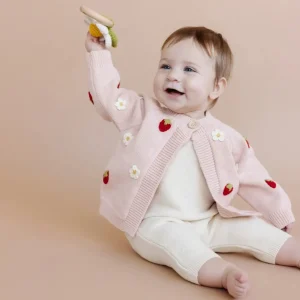 Strawberry Flower Cardigan