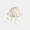 Striped Woven Hat - Yellow