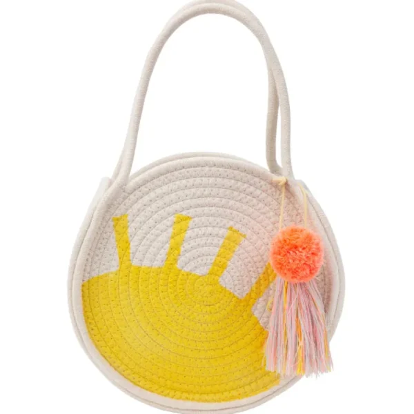 Sun Woven Cotton Rope Bag
