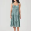 Sundress - Green Stripe