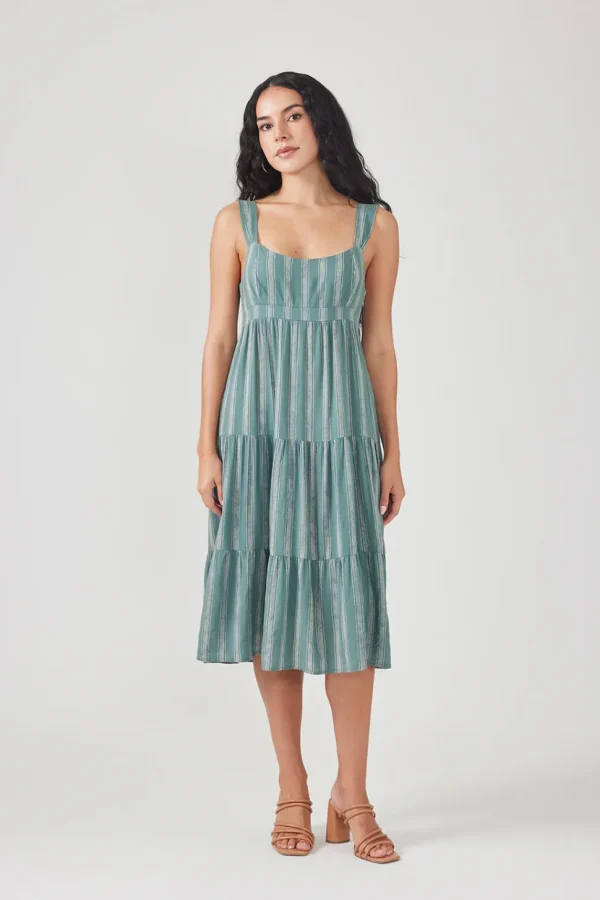 Sundress - Green Stripe