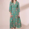 Sunflowers Erin Midi Dress
