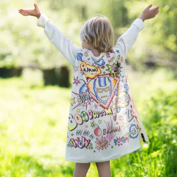 Superhero Color-In Cape
