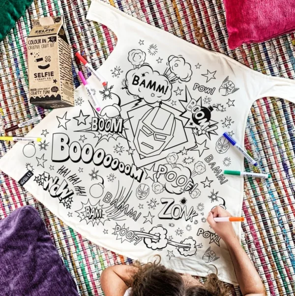 Superhero Color-In Cape