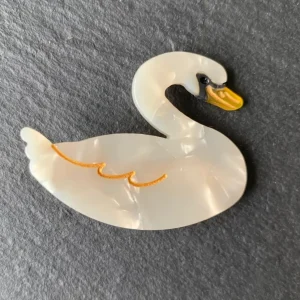 Swan Hair Clip