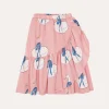 Swans Allover Print Skirt