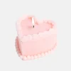 Sweetie 3D Candle Heart Cake - Pink