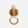 Teether Bee Cotton Crochet Rattle