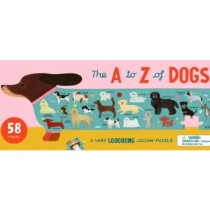 The A To Z of Dogs 58 Piece Puzzle: A Very Looooong Jigsaw Puzzle